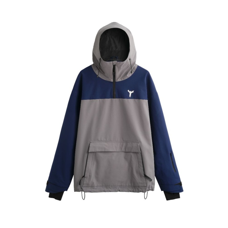 Winter Ticket Freestyle Ski Snowboard Shell Jacket - Unisex Navy S
