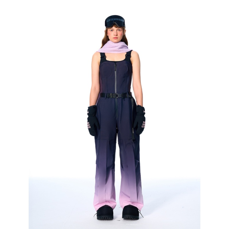 BCG Kuromi Gradient Snow Bibs - Women's Purple XS