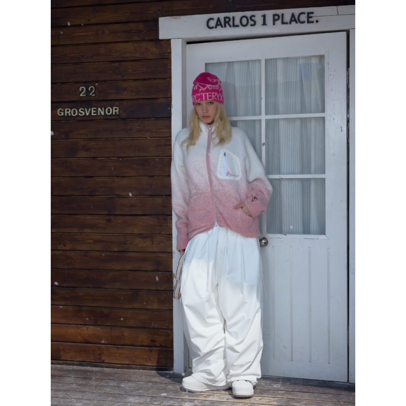 Hellystudio SnowDrift 3L Baggy Ski Pants - Unisex White S