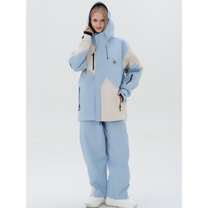 MYSNOWAY Glacier Blue 3L Snow Pants - Women's Blue S