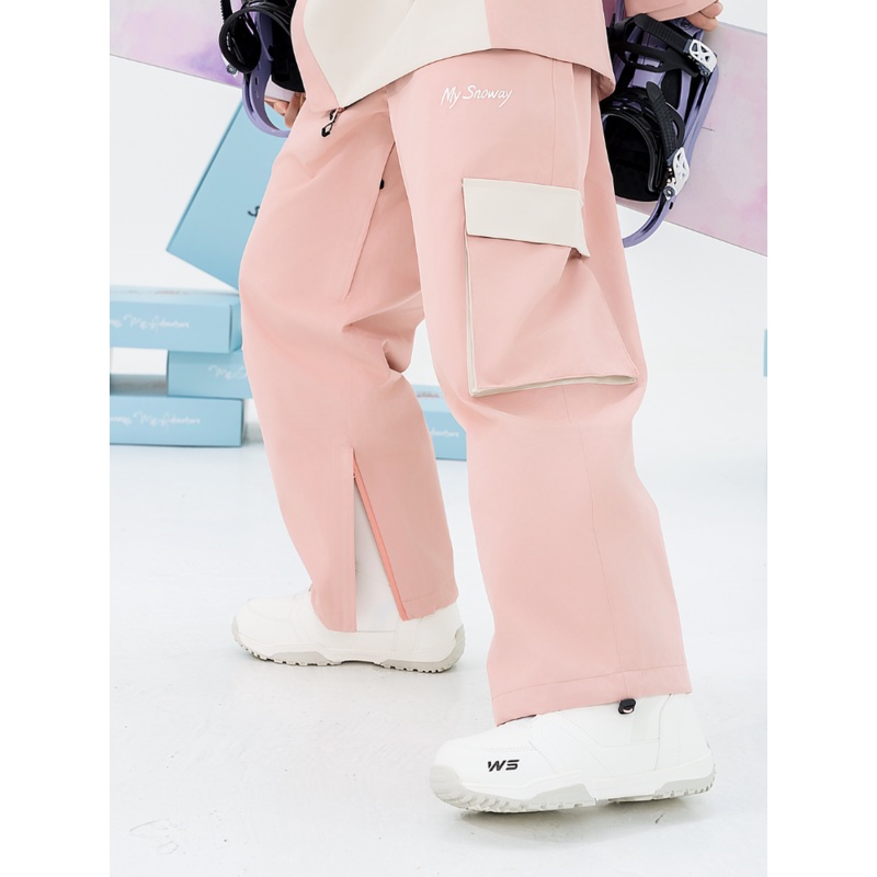 MYSNOWAY Icy Pink 3L Snow Pants - Men's Pink S