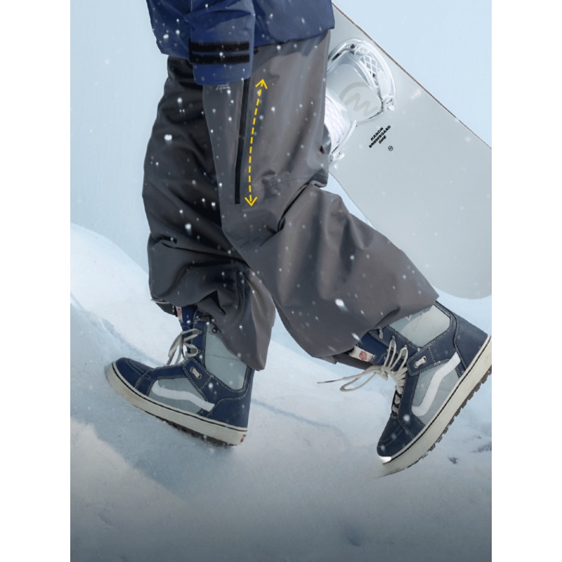 NANEND Classic 3L Fleece Snow Pants - Men's Black XS