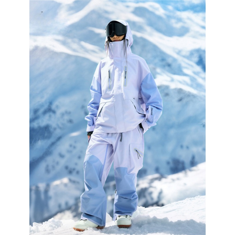 NIS SuperB 3L Alpine Snow Pants - Unisex Purple XS