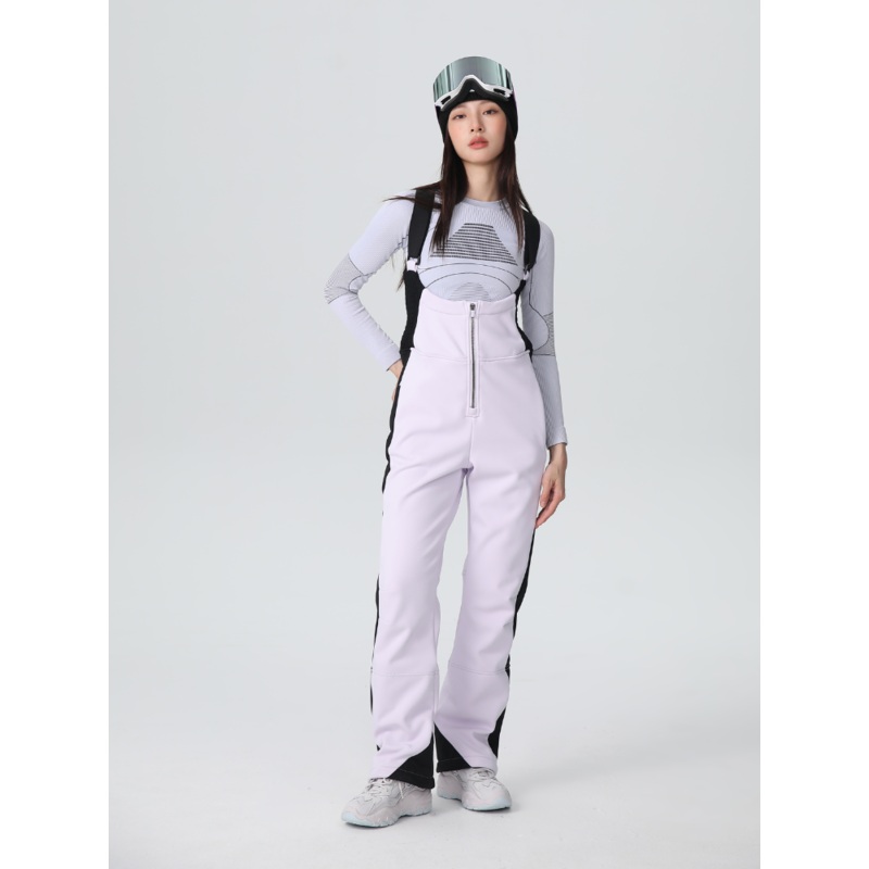 Searipe Stretch Fleece-Lined Snow Bib - Women's Purple XS