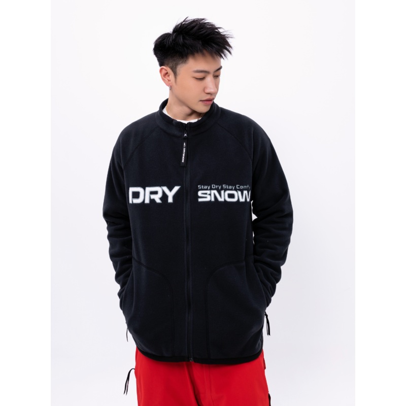 Drysnow Thermal Fleece Ski Jacket - Unisex White S