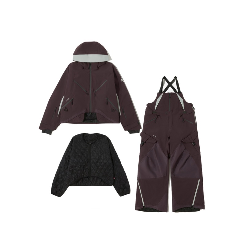 LITAN Glacier 2L Insulated Snow Suit - Unisex Brown XS