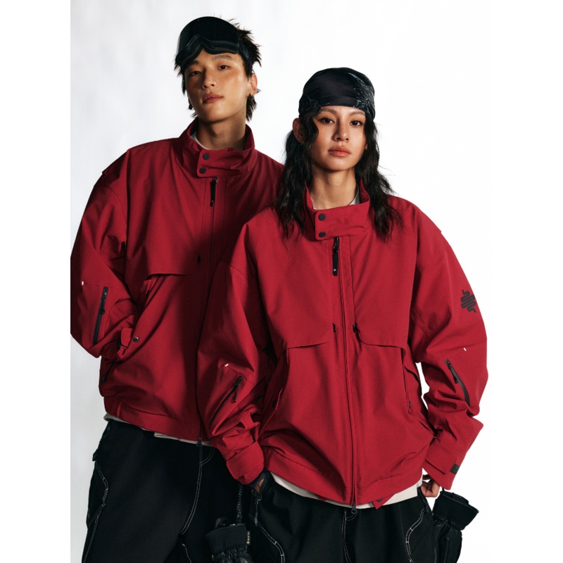 LITAN Urban Oversized Snow Jacket - Unisex Black XS