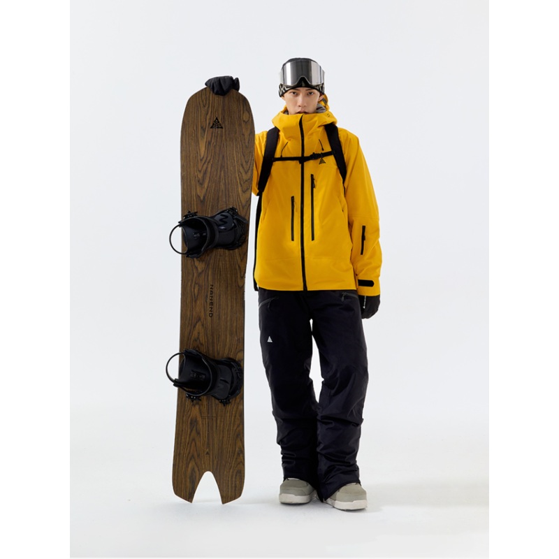 NANEND 3L Primaloft RECCO Ski Pants - Unisex Grey XS