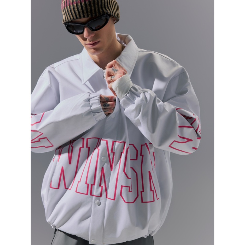 NIS Embroidery Thermal Insulation Jacket White S