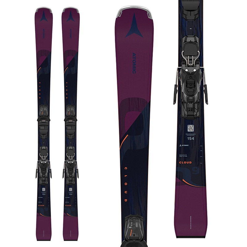 Atomic Cloud Q9 Skis + M10 GW Bindings 2023 140