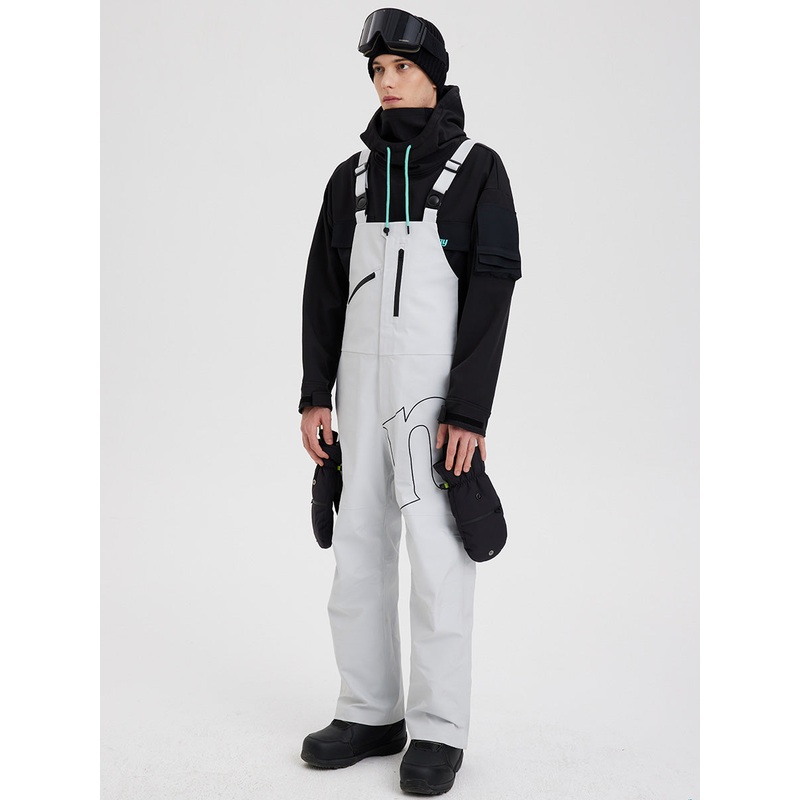 ArcticStorm 3L Snow Bib Pants White S