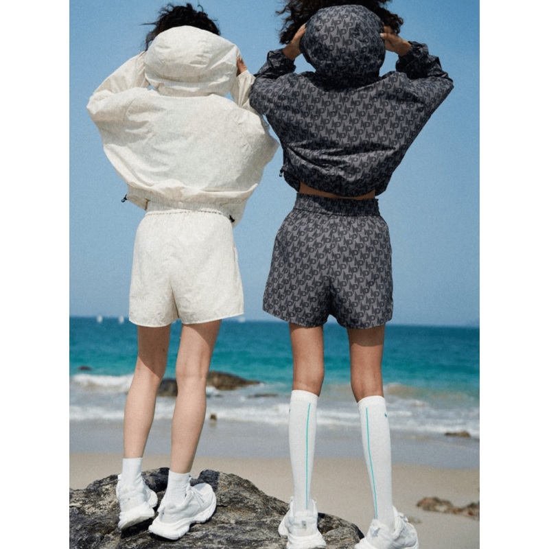 Women Sun Protection Shorts UPF 50+ White S