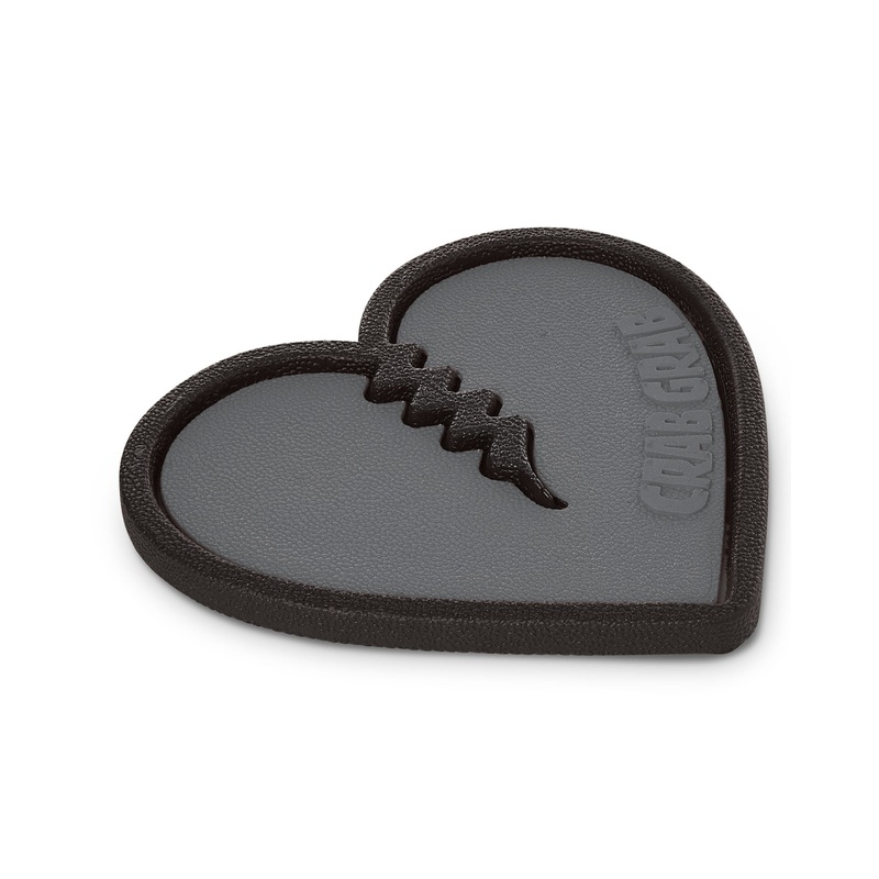 Crab Grab Mega Heart Traction Stomp Pad in Stealth Mode
