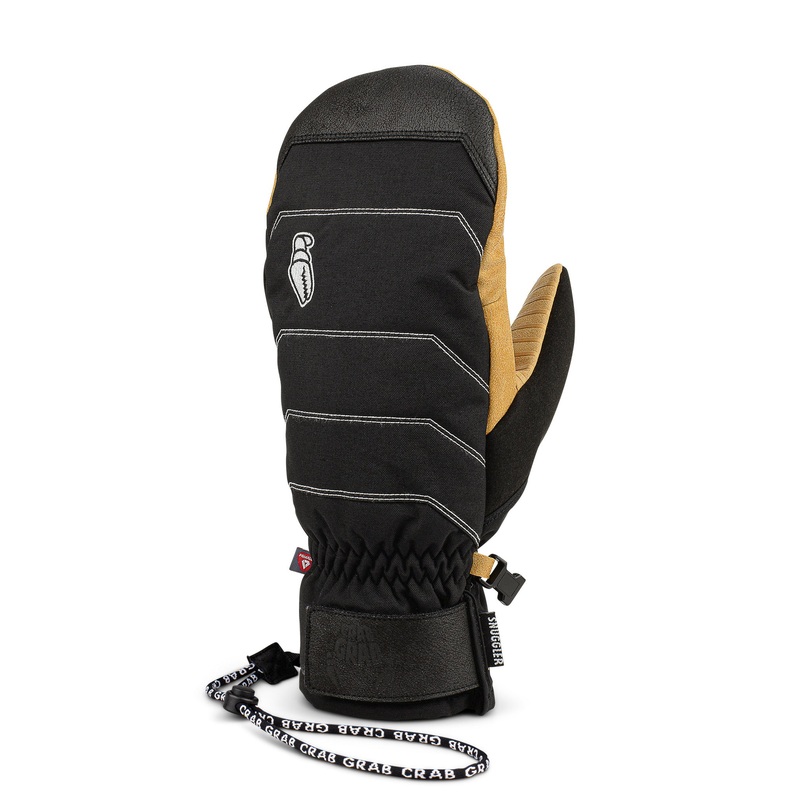 Crab Grab Snuggler Mitt 2025 Washed Black XS