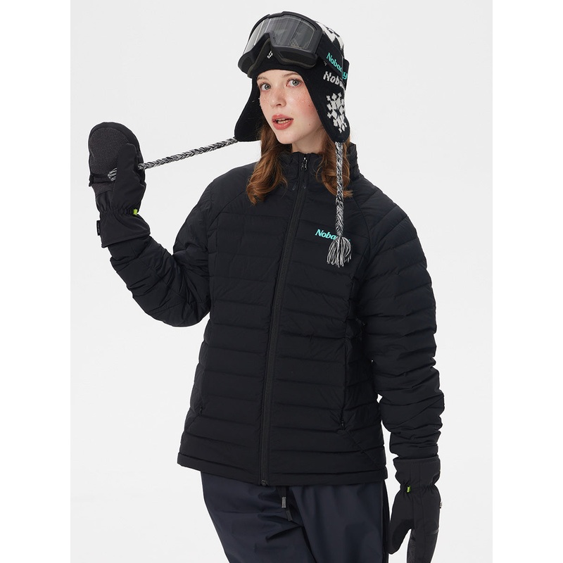 Women's  Middle layer Down Jacket Black S