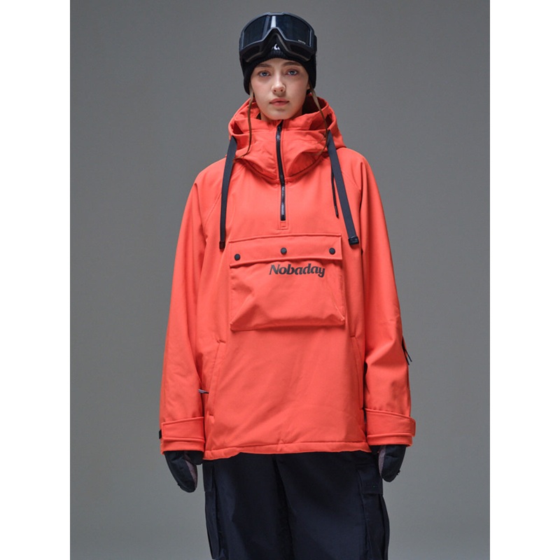 Women's Pure Free Waterproof Fleece Hoodie Red Red S
