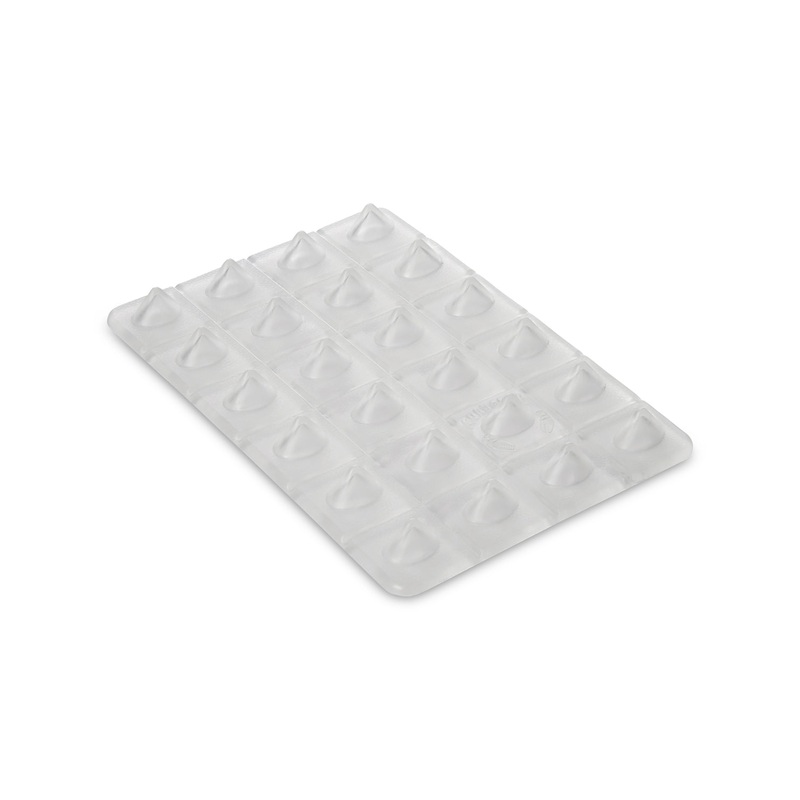 Crab Grab Shark Teeth Traction Stomp Pad in Clear