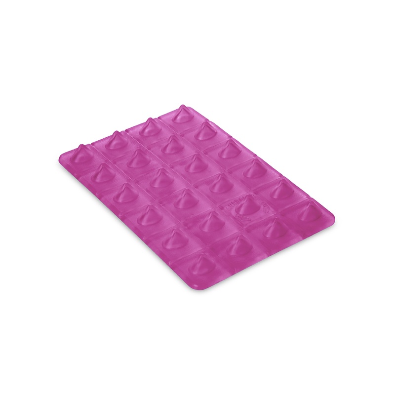 Crab Grab Shark Teeth Traction Stomp Pad in Clear Pink