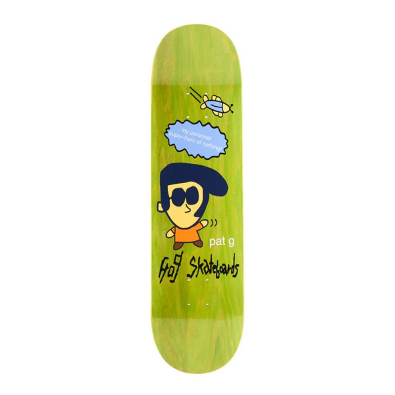 Frog Super Hero (Pat G) Skate Deck 8.25