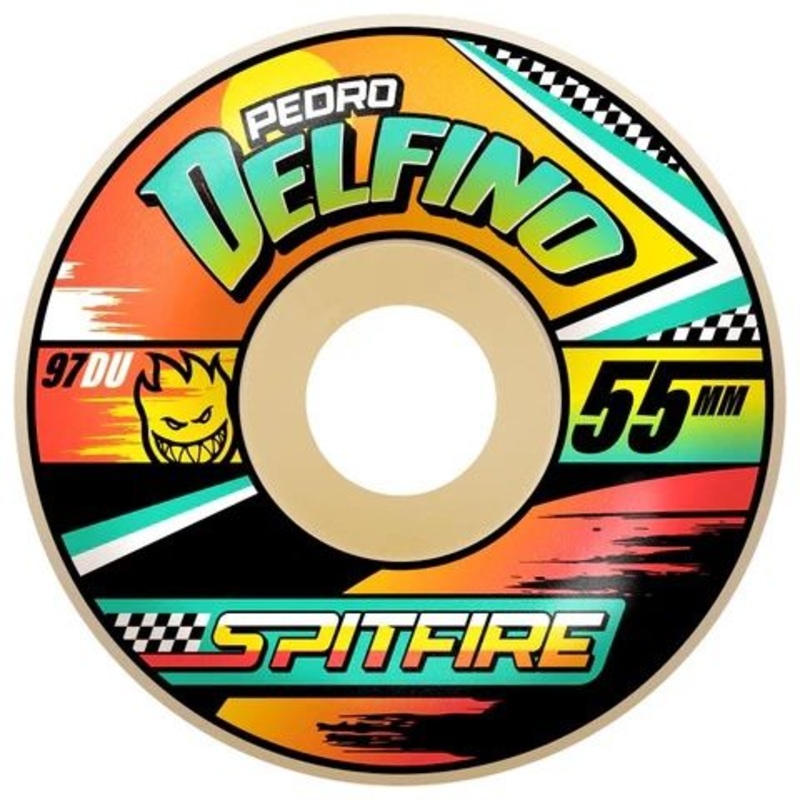 Spitfire Formula Four Pedro Delfino Turbo Radial Full 97DU Skate Wheel 57mm