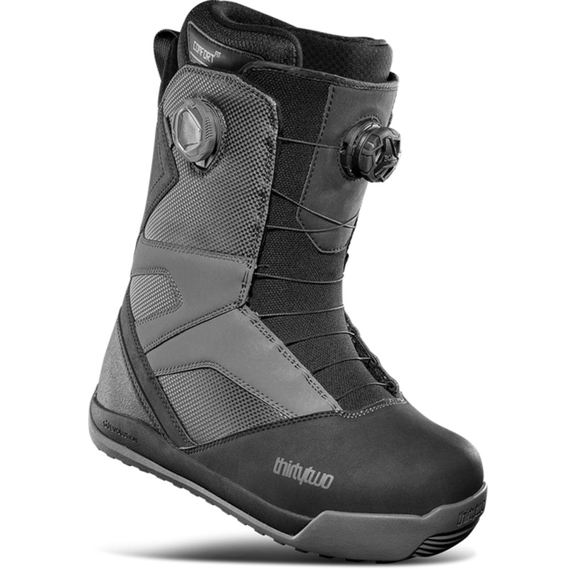 Thirty Two (32) STW Double Boa Snowboard Boot in Black Charcoal 2025 8