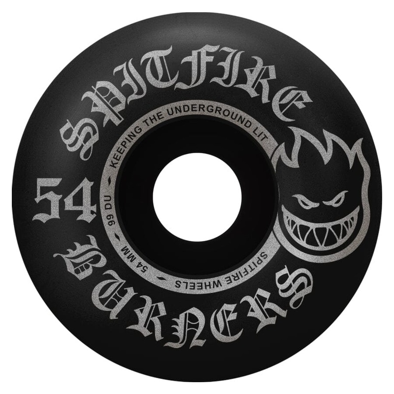 Spitfire Burner Black Skate Wheel 54mm