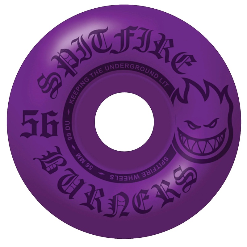 Spitfire Burner Purple Skate Wheel 54mm
