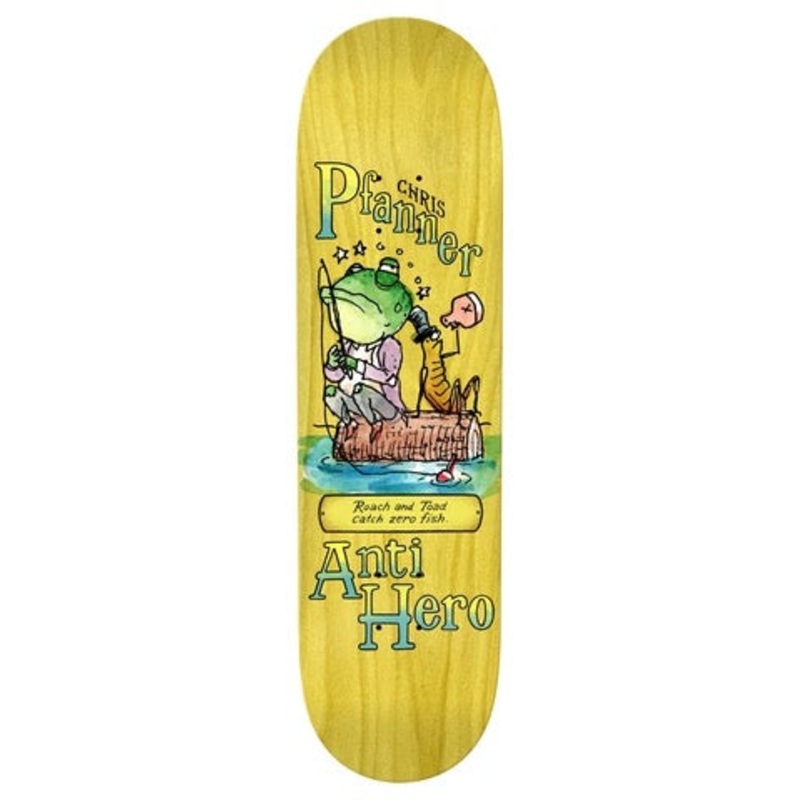 Antihero Pfanner Roach and Toad Skateboard Deck 8.75