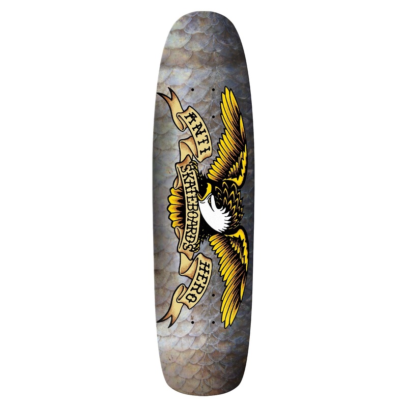 Antihero Shaped The Sardine Eagle Skateboard Deck 8.36