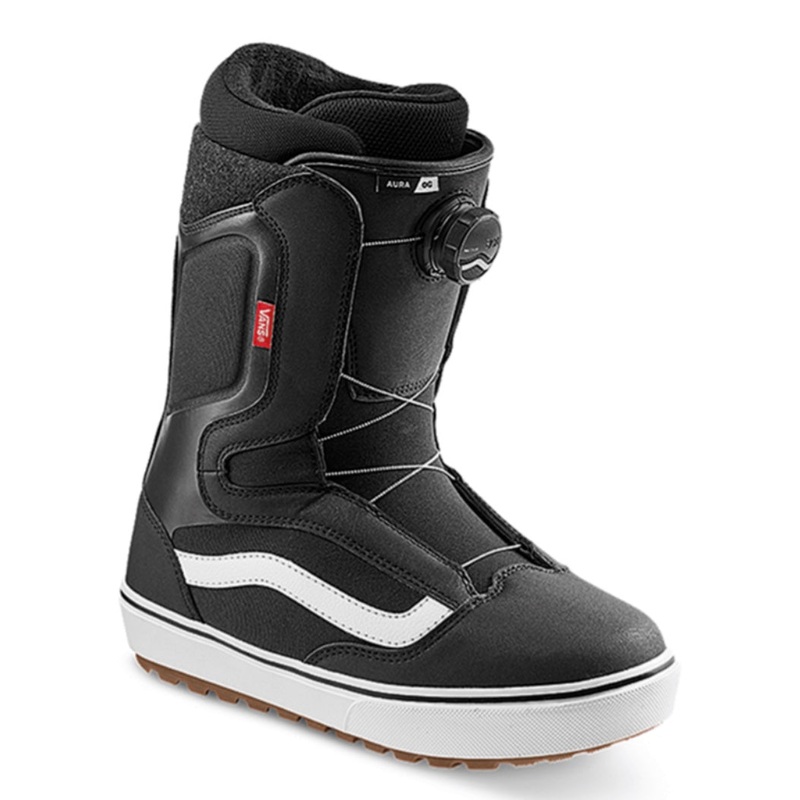 Vans Aura OG Snowboard Boot in Black White 2026 7