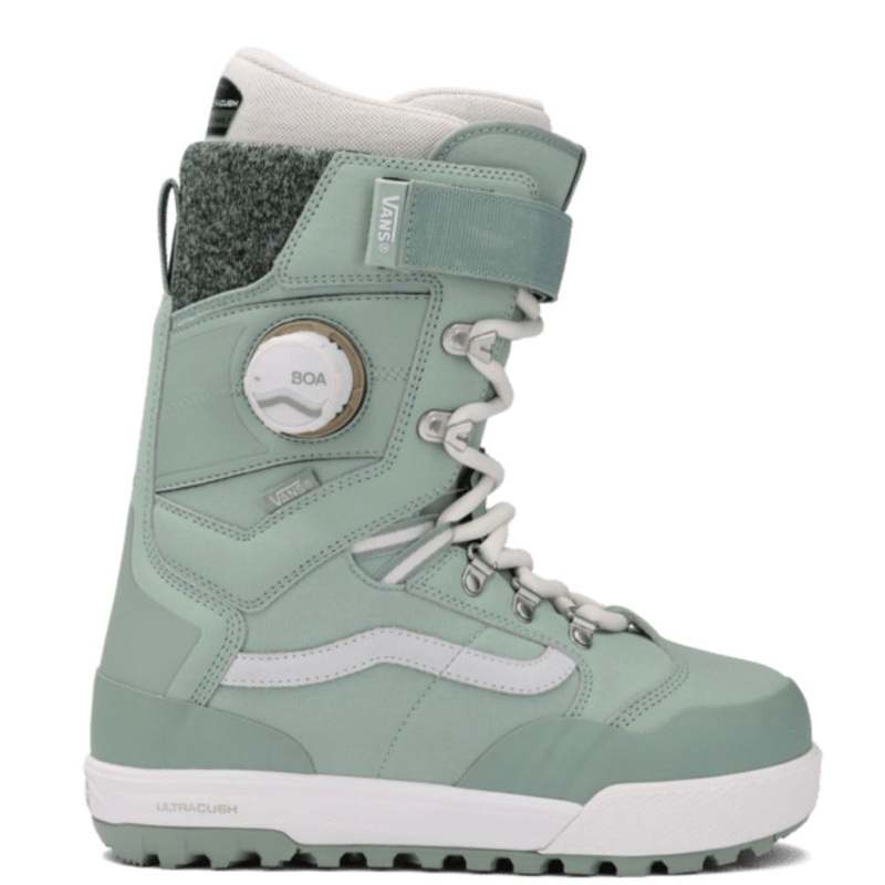 Vans Luna Pro Womens Snowboard Boot in Gray Olive 30th Anniversary Color 2026 5
