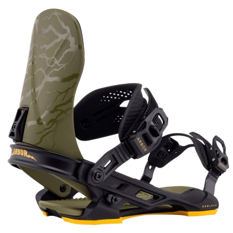 Arbor Hemlock Military Black Snowboard Binding 2026 S