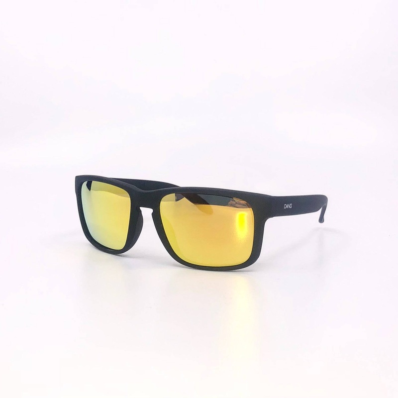 Dang Shades The All Terrain Polarized Sunglass Matte Black and Gold