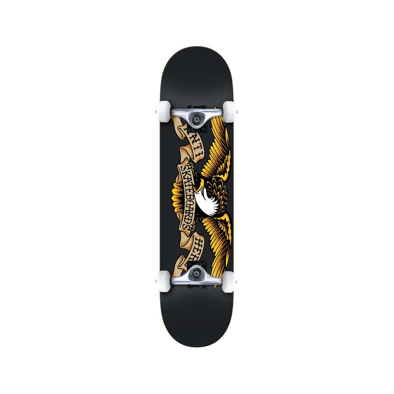 Anti Hero Classic Eagle Complete Skateboard in 8.25'' Black