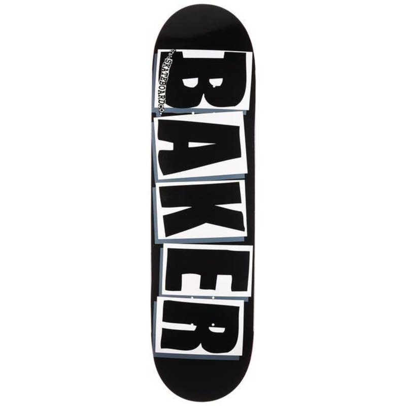 Baker Brand Logo Deck in Black/White 8.475