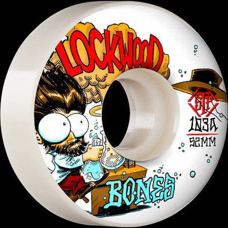 Bones Lockwood Experiment Skate Wheel V3 Slim 103A 52mm