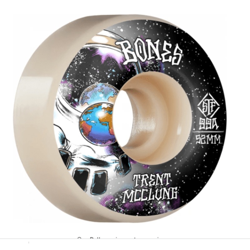 Bones STF 99A Trent McClung Unknown V1 Standard Skateboard Wheels 52mm