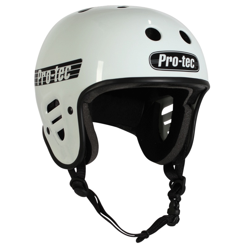 Pro-Tec Full Cut Skate Helmet in Gloss White M
