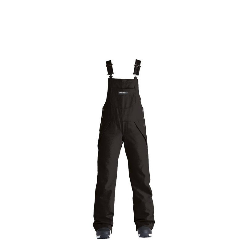 2022 Airblaster Womens Freedom Bib Snow Pant in Black XS