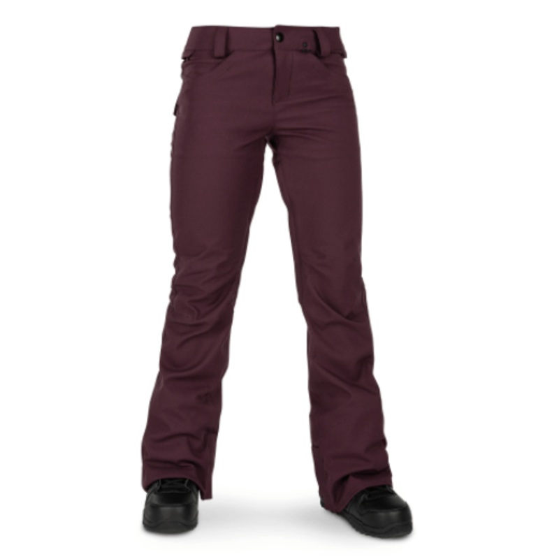2022 Volcom Womens Species Stretch Pant in Merlot XS
