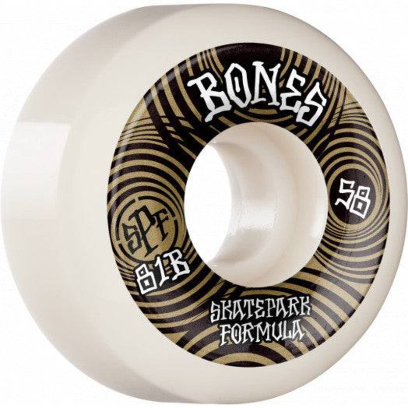 Bones Ripples Skatepark Formula Skate Wheel in 81B P5 58mm
