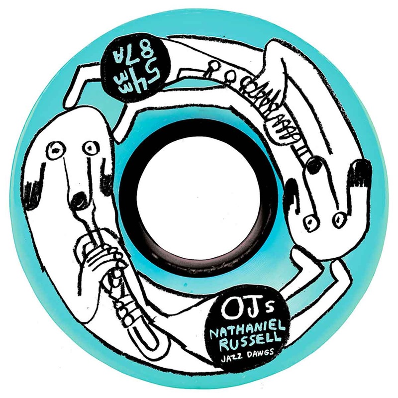 OJ Wheels Nathaniel Russel Jazz Dawgs Keyframe 87A Skate Wheel 54mm