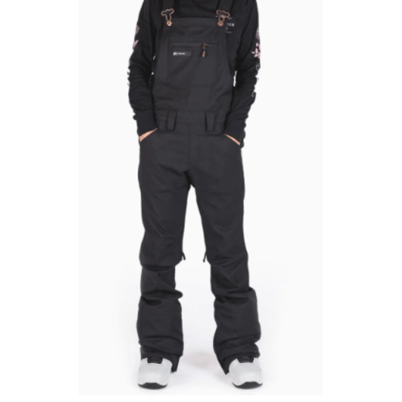 2022 L1 Loretta Overall Womens Snow Pant in Black XS