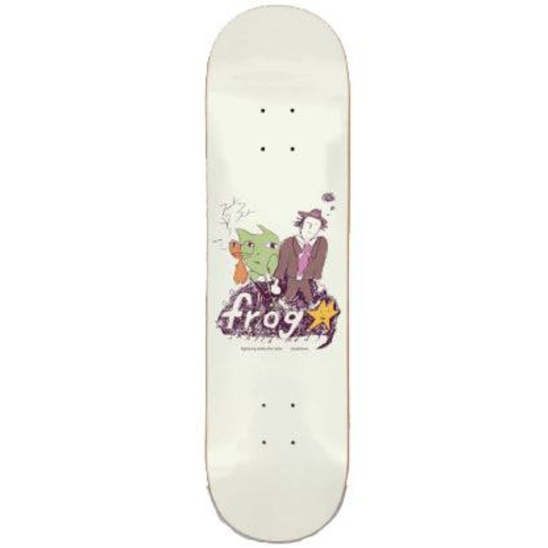 Frog Lightning Strikes The Brain, Sometimes Skateboard Deck 8.25