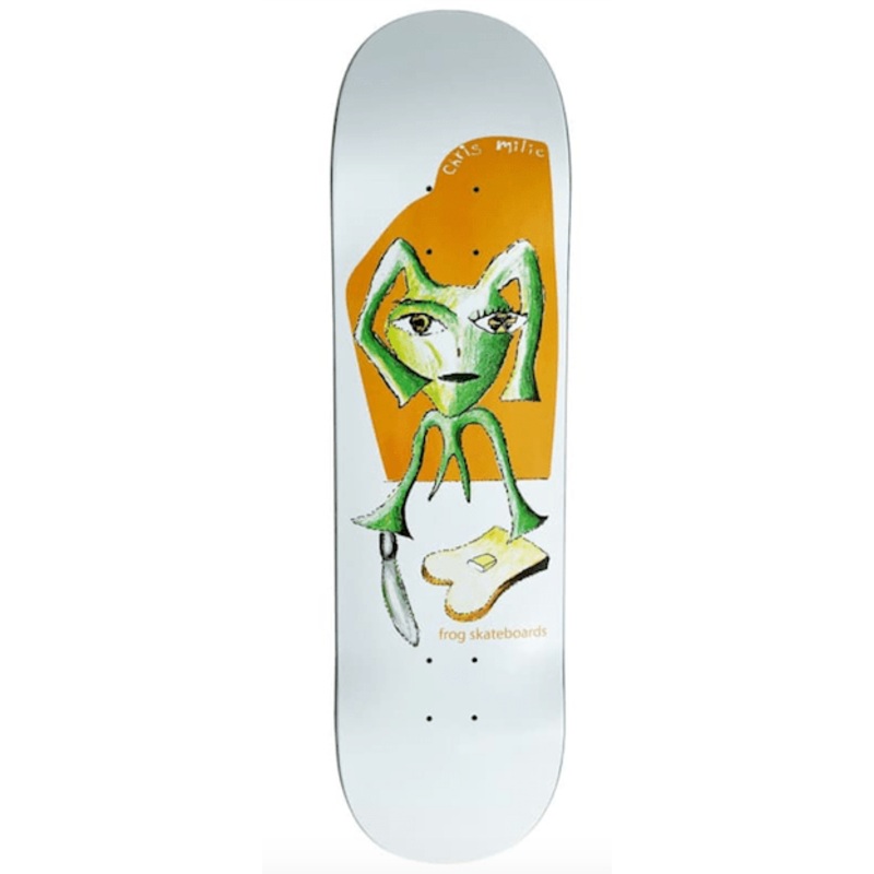 Frog Toast (Chris Milic) Skateboard Deck 8.38''