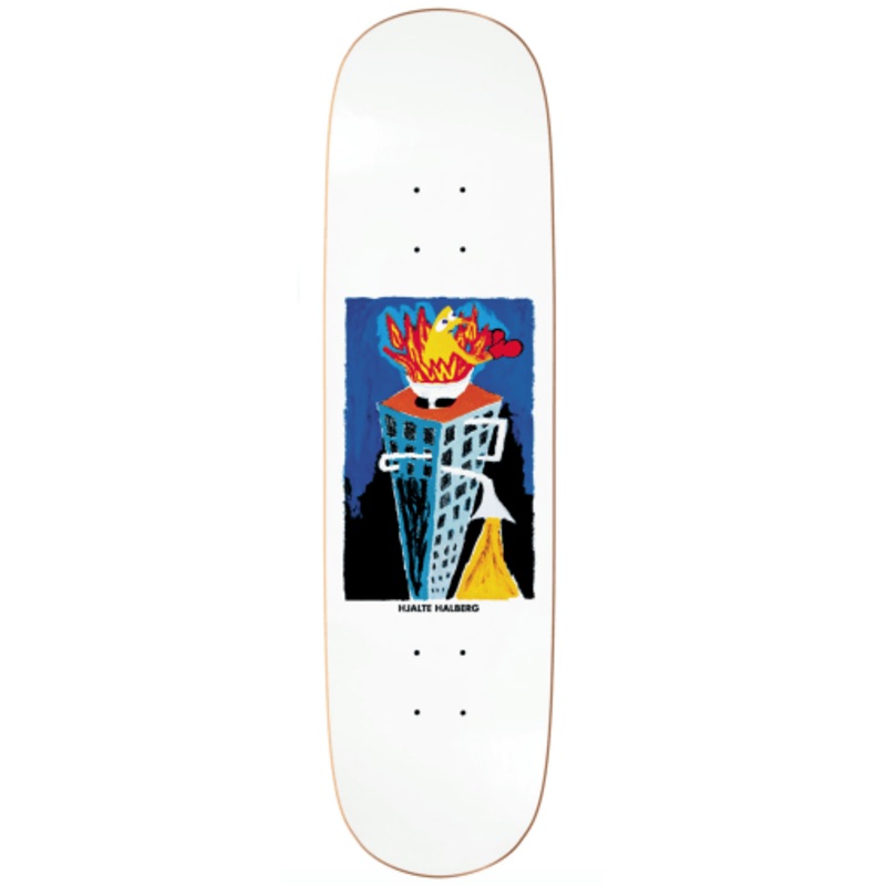 Polar Hjalte Halberg Burning Sink Skateboard Deck in P2 Shape