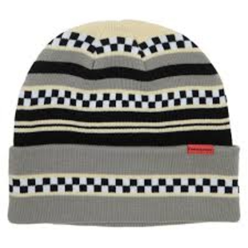 Corduroy Checkstripe Beanie Spice