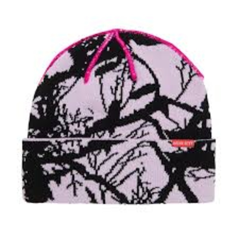 Corduroy X Drink Sexy Twig Camo Beanie Black and Black