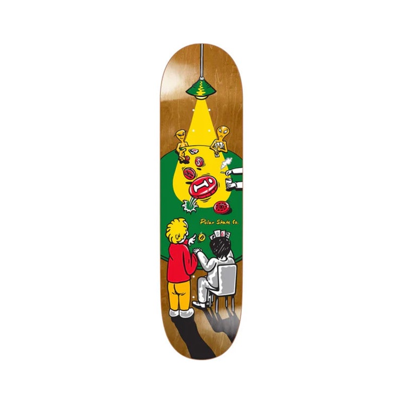 Polar Skate Co Oskar Rozenburg Poker Face Skateboard Deck 8.5"