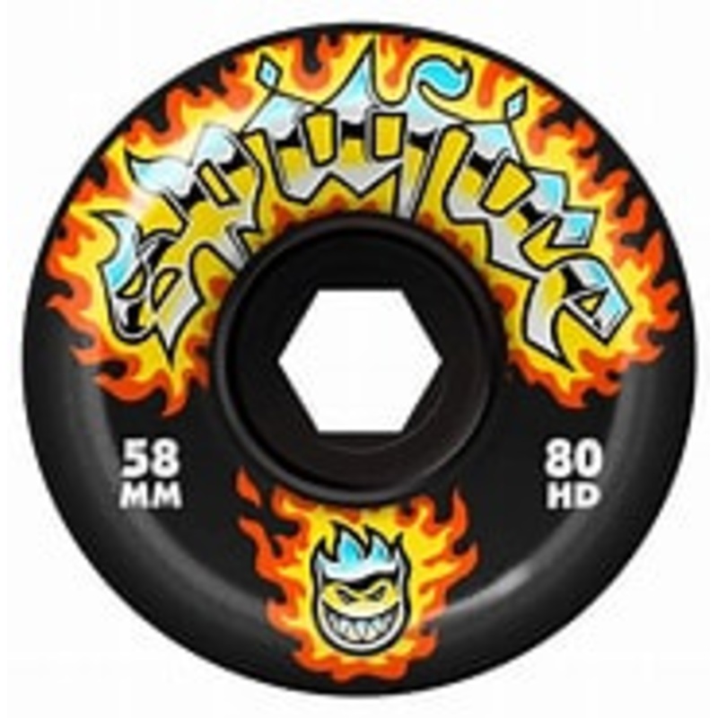 Spitifre Formula Four 80HD Chrome Venom Conical Full Skateboard Wheels 58 mm